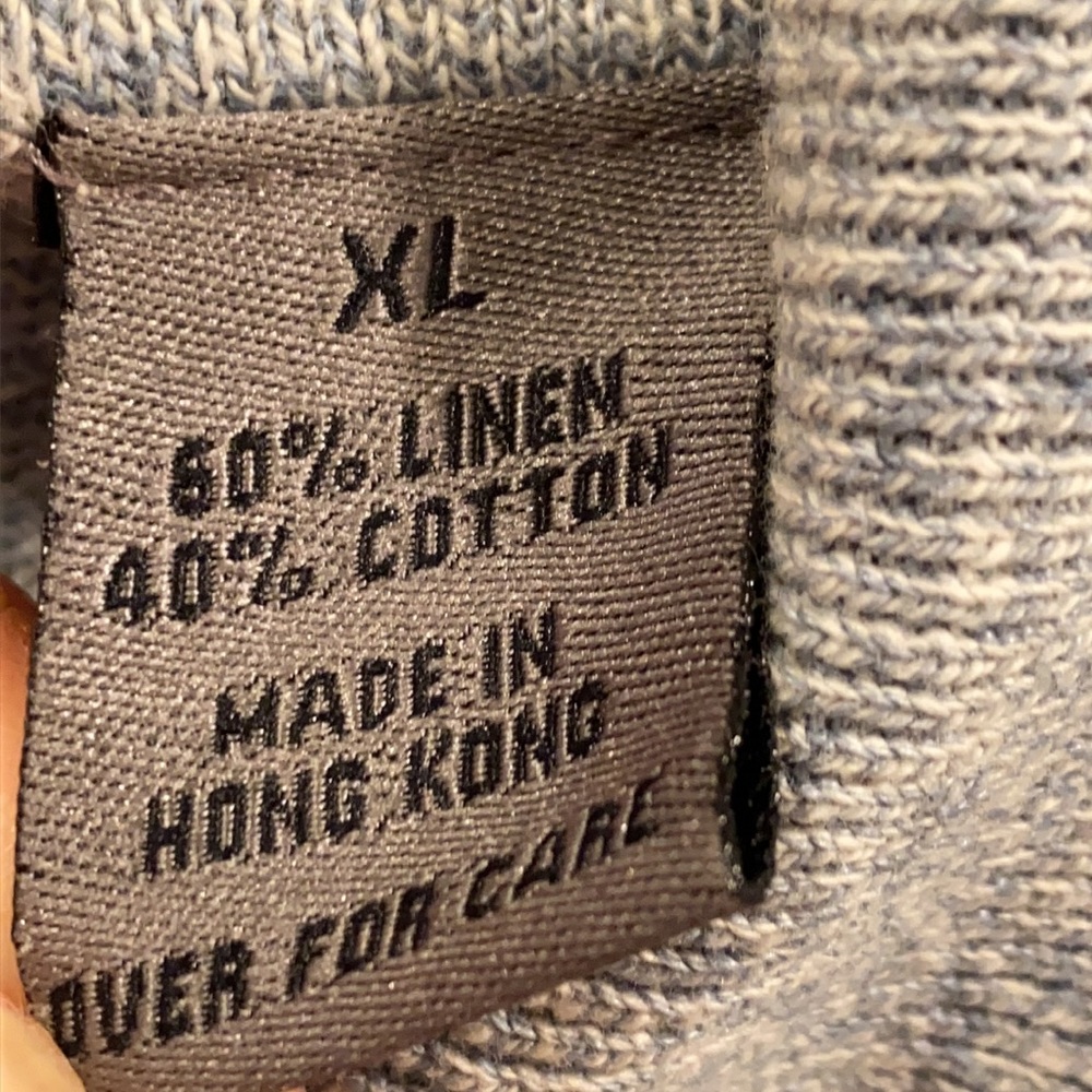 Le Collezioni Structure Collared Sweater Linen Mix - image 5